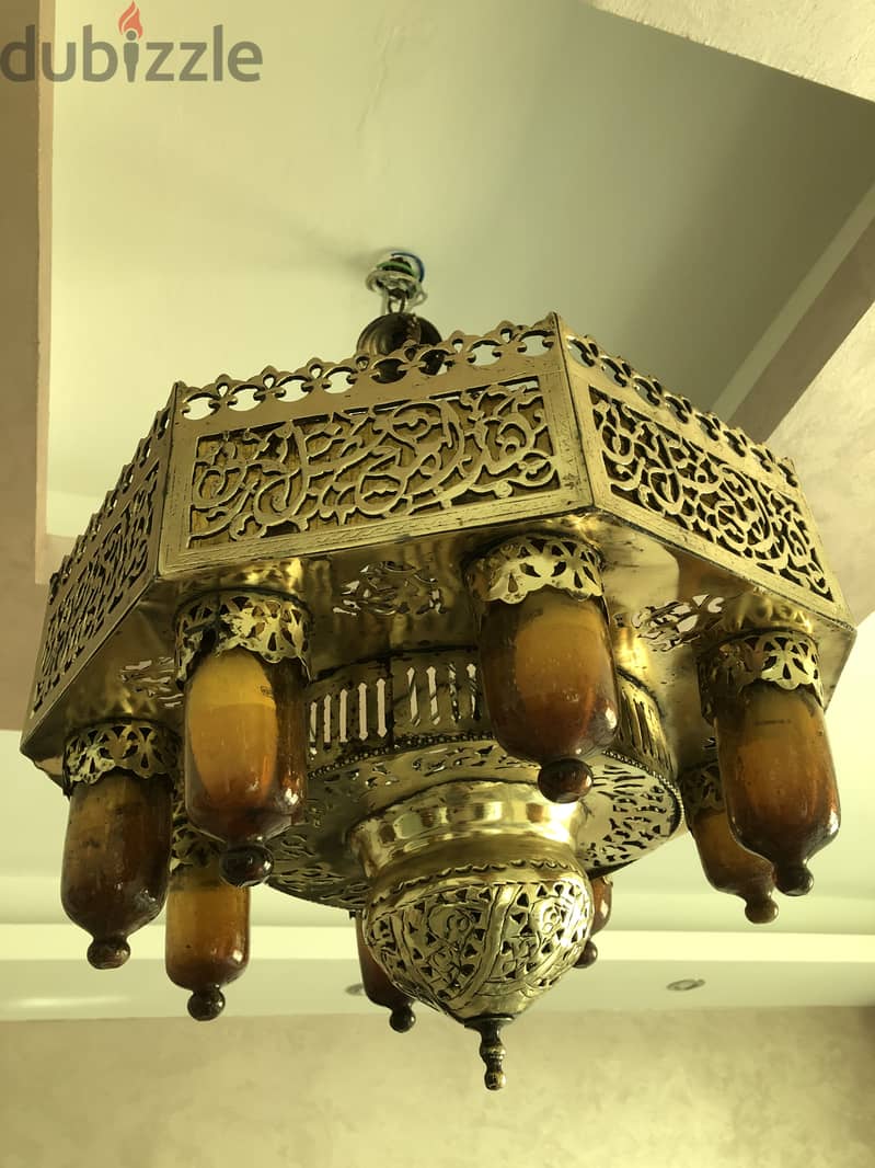 Arabesque furniture+chandeliers,غرفة سفرة/وصالون/نوم ارابيسك ونجف نحاس 15