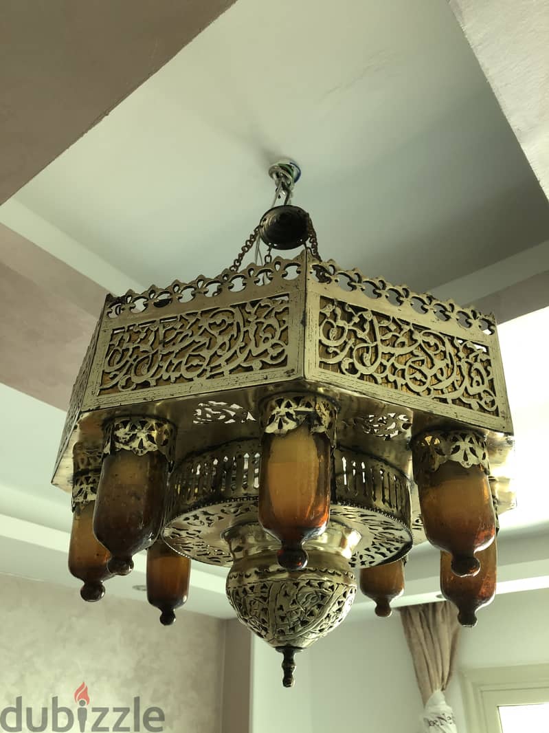 Arabesque furniture+chandeliers,غرفة سفرة/وصالون/نوم ارابيسك ونجف نحاس 18