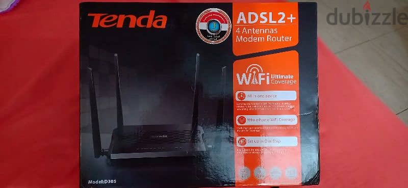 راوتر Tenda ADSL 2+ 0