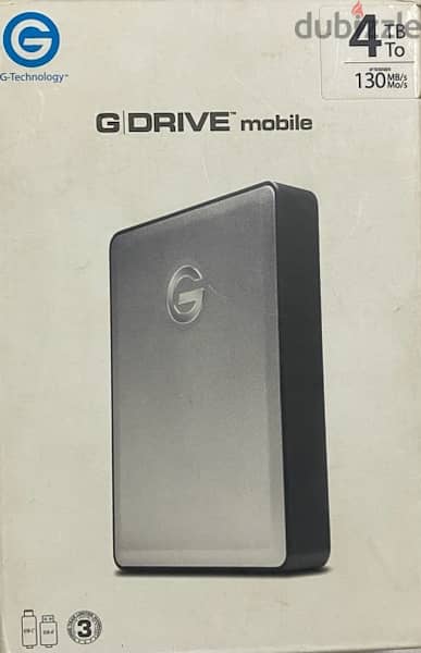 G-Technology 4TB external HDD hard disk drive_هارد خارجي 1