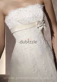 New wedding dress/ Spain (pronovias) فستان فرح جديد بالتيكيت 0