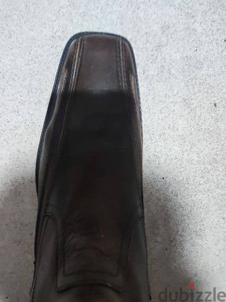 حذاء جلد طبيعي اصلي مقاس 44 سعر لقطه براند 7