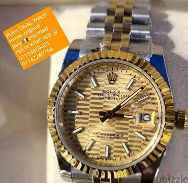SWISS WATCH BOUTIQUE
Rolex collections & more 
Riplica & mirror 8