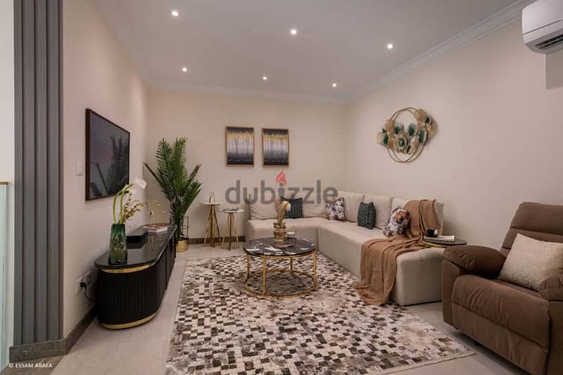 شقة دوبلكس متشطبة+وحدات المطبخ +حمام سباحة خاص بالتقسيط 4