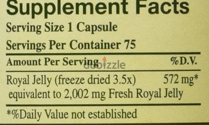 Royal Jelly - 2000 mg YS Eco Bee Farms 75 Caps 2