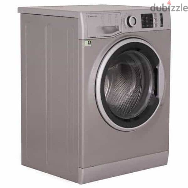 Ariston NM10 723 SS EX  Automatic Washing Machine, 7 Kg - Silver 5