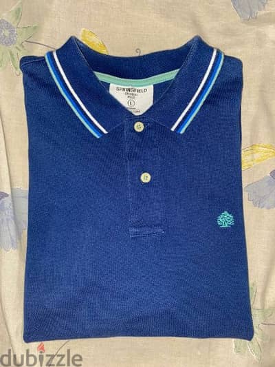 original Springfield polo t-shirt size large