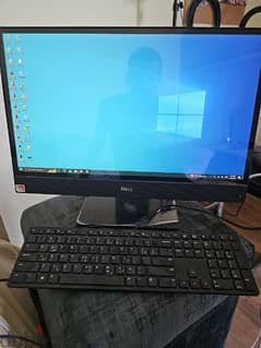 22 inch touchscreen all in one dell inspiron AMD A9 8gb ram 256 gb