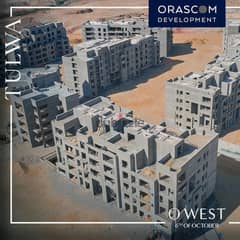 شقة للبيع من o west بفيو مفتوح بمقدم 5% واقساط علي 7 سنوات 0
