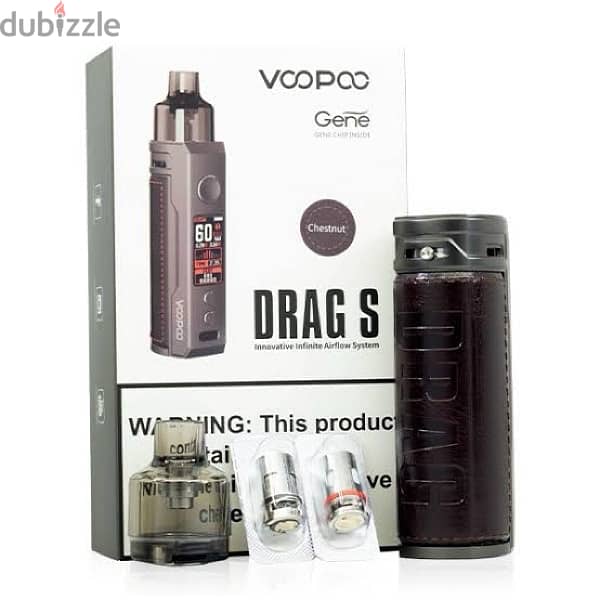 فوبو Voopoo دراج اس Drag S كيت كامل مع تحويل تانك 510 0