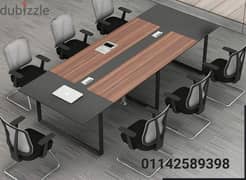 طاولة اجتماعات خشبmdfاسباني مقاس ٢٤٠سم ×١٢٠سم