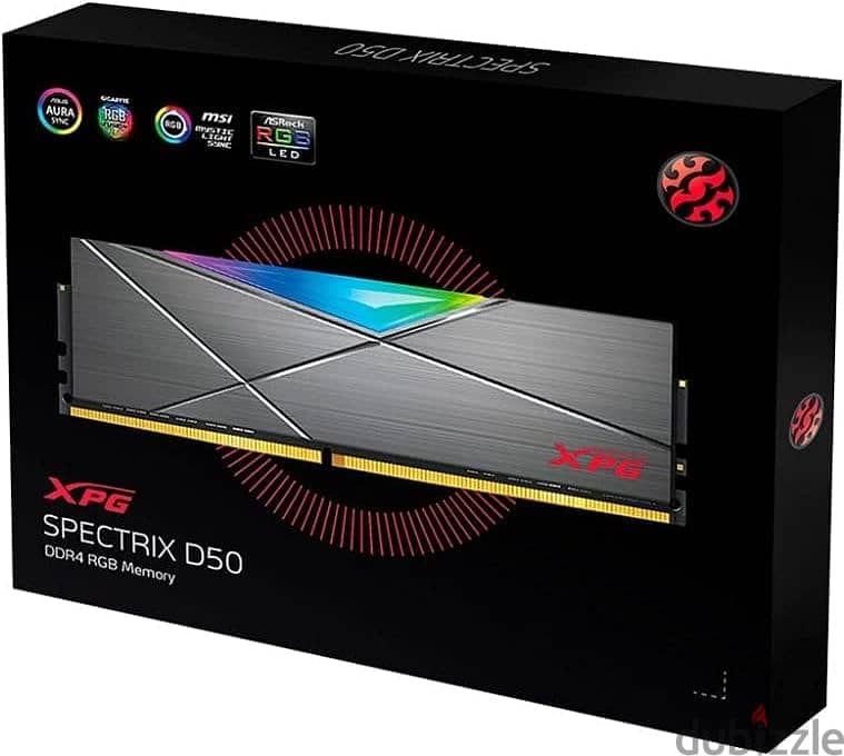 ذاكرة XPG سبيكتريكس D60G - DDR4 من اداتا - 16 جيجابايت: ذاكرة 2 × 8 جي 3