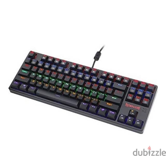 K576R DAKSA Mechanical Gaming Keyboard Wired USB LED Rainbow 4