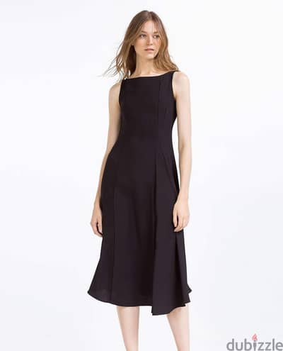 Original Zara black basic sleeveless dress