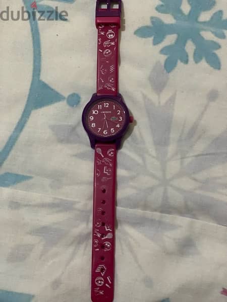 lacoste quartz analog kidz watch original 1