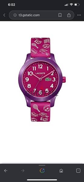 lacoste quartz analog kidz watch original 2