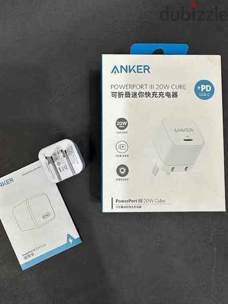 شاحن انكر اصلي ٢٠وات anker 20watt 0