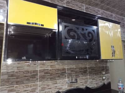 عمل مطابخ الوميتال وابواب ونوافذ upvc