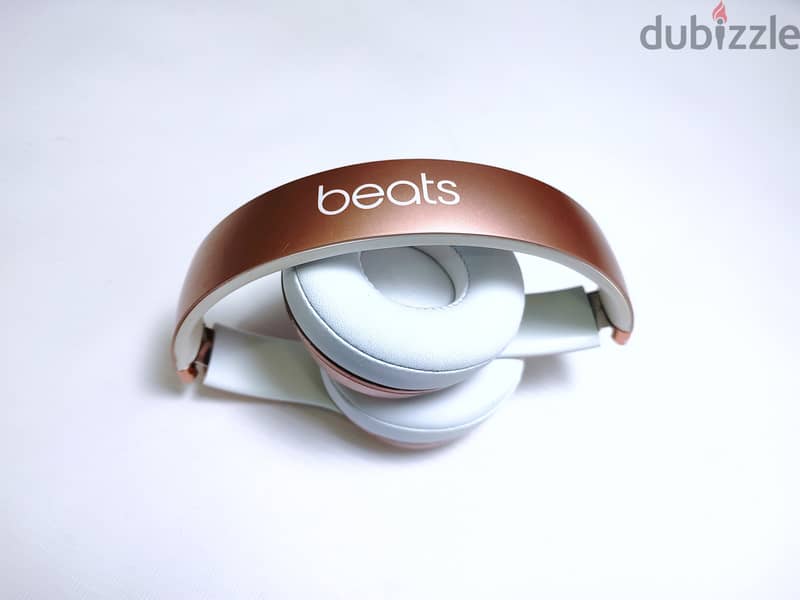 Beats Solo3 Wireless On-Ear Headphones Rose Gold سماعة بيتس سولو3 6