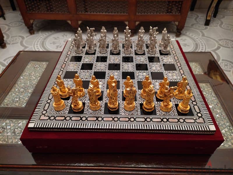 شطرنج صدف فرعوني _ روماني 4