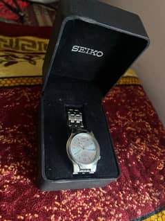 ساعة يد رجالي Seko الاصلية وارد السعودية بالعلبة جديدة ياباني اصلي