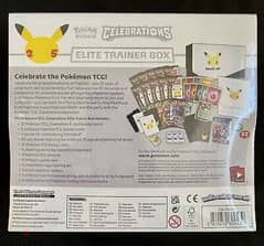 pokemon celebrations sealed ETB 25th year anniversary