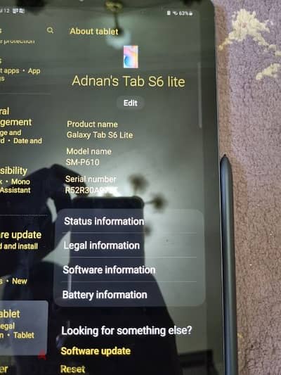 Samsung tab S6 lite