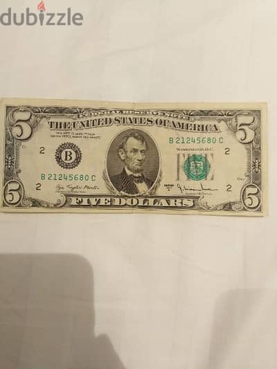 5 $ series 1977  A