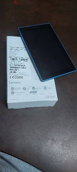 تابلت لينوفو 7 Lenovo TAB3  بكرتونته استعمال خفيف كسر زيرو 7