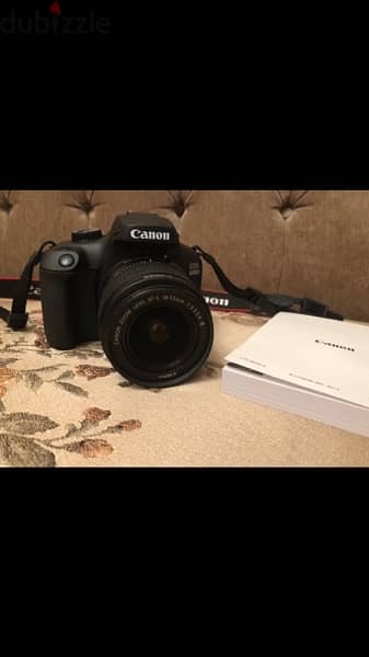 canon 4000D with a bag 1