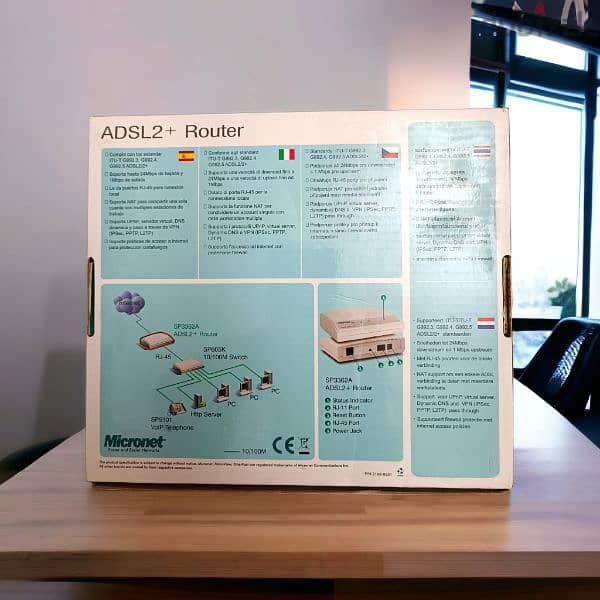ADSL2 + Router - Micronet 2