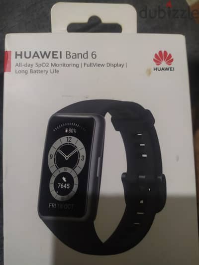 smart watch Huawei band 6 Graphite black model FRA- B19