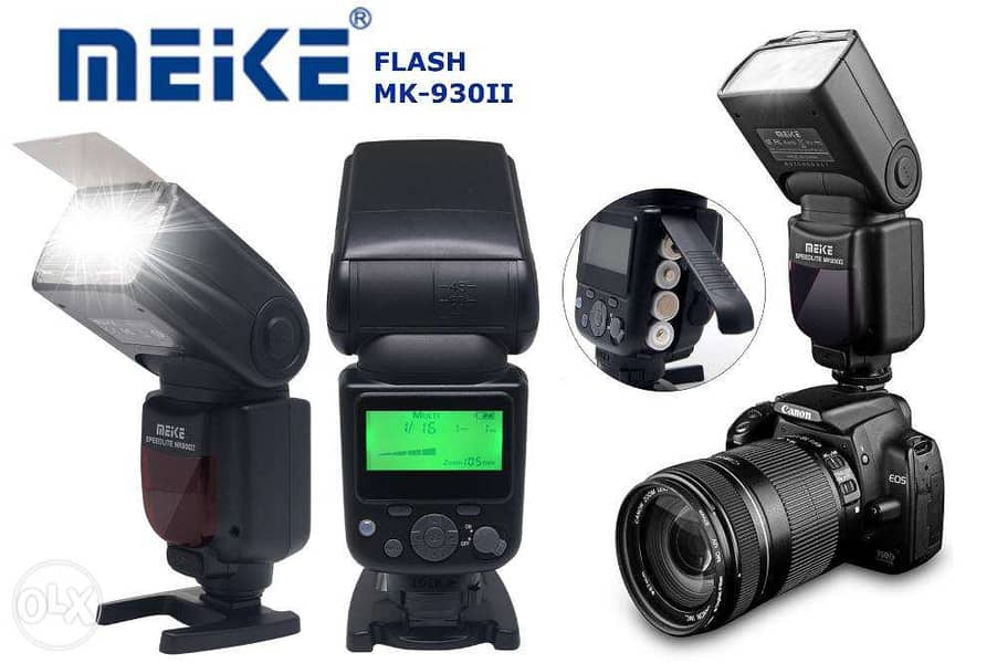 Meike MK-930 II LCD GN58 Flash Speedlite 2