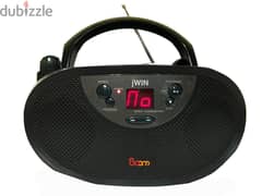 JWIN JX-CD427 PORTABLE CD PLAYER WITH AM / FM RADIO مشغل CD وراديو