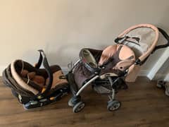 chicco (Trevi) with car seat and car base 0