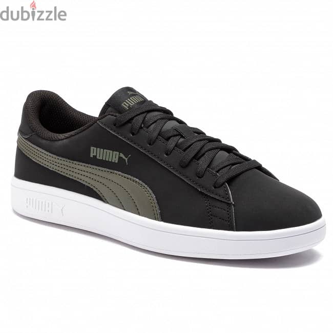 Puma Smash V2 Buck Black كوتشى اسود فى زيتى 41 0