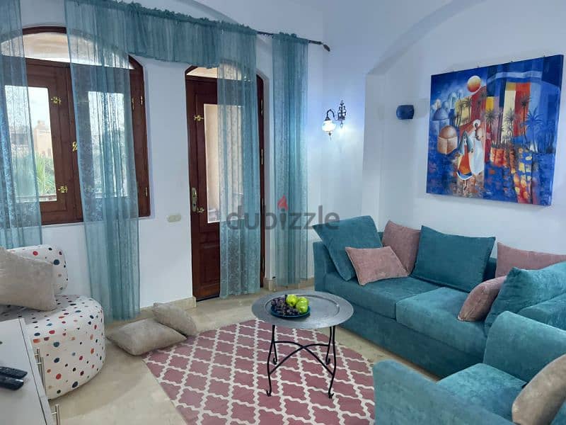 2 bedrooms apartment at upper nubia elgouna Daily rent 4