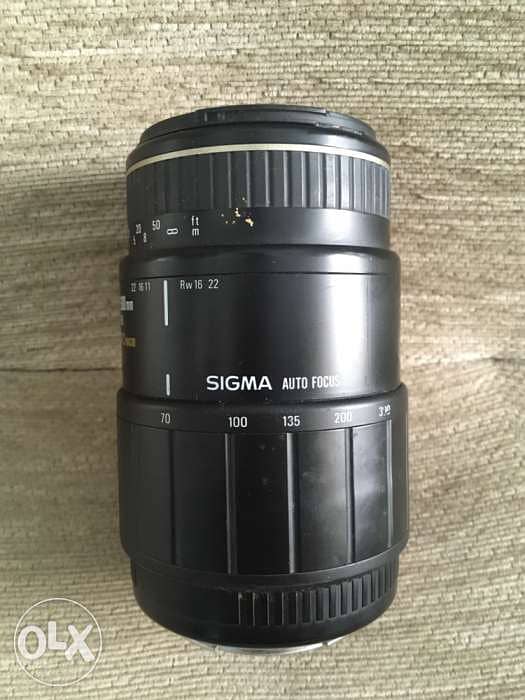 Sigma Auto Focus Lens for canon 1:4-5.6 1