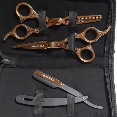 Barber Hair Dressing and Thinning Kit 1 Barber Straight Razor