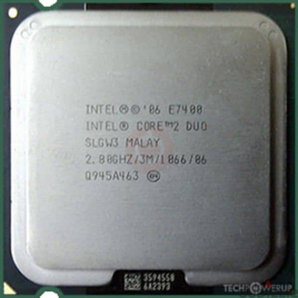 بروسيسور intel core 2duo e7400 0