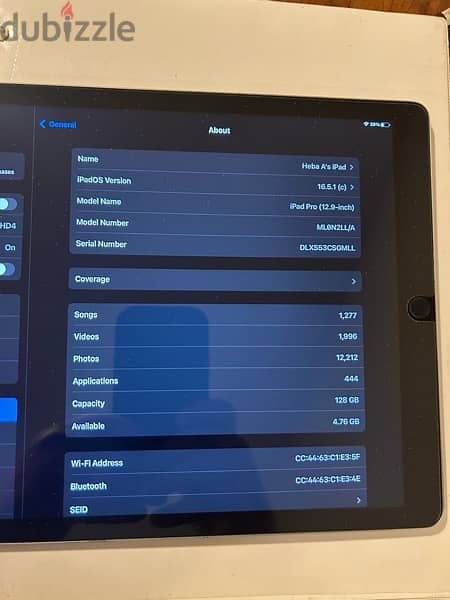 Apple IPad Pro 12.9 - 128gb last price 2