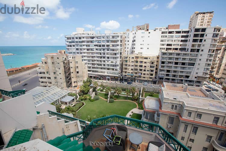 شقة للبيع 480 م لوران - مطلات مفتوحه على البحر و قصر منصور 1