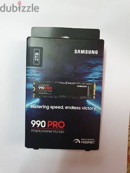 Samsung 990 PRO PCIe 4.0 NVMe SSD 2TB جديد متبرشم 1