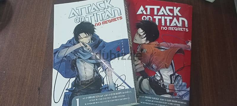 selling attack on Titan, blue period and demon slayer manga 3