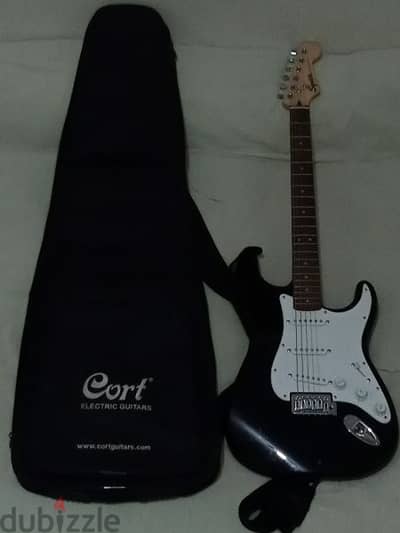 original electric guitar fender and an amplifier fender frontman 10g