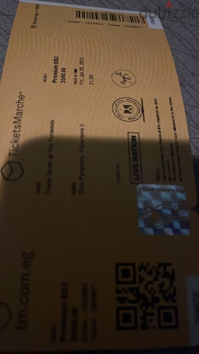 Travis Scott Utopia concert premium ticket 0