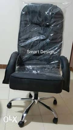 كرسي مدير جلد بسعر مميز جدا من شركة سمارت ديزاين للاثاث المكتبي 0