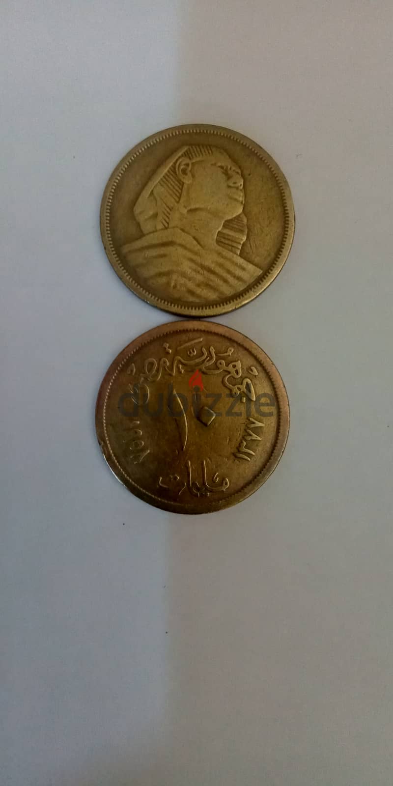 مجموعة تذكارية_ من 6 عملات معدنية نحاسية_ اصدار جمهورية مصر 1958 3