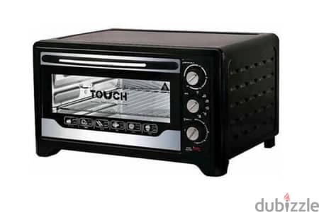 Touch electric oven with grill- 50 Liters- 2000 Watt- Black