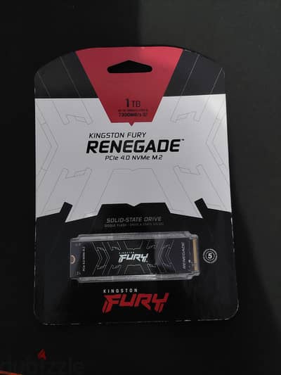 هارد جديد 1 تيرا متبرشم . . . Kingston FURY Renegade PCIe 4.0 NVMe 1TB